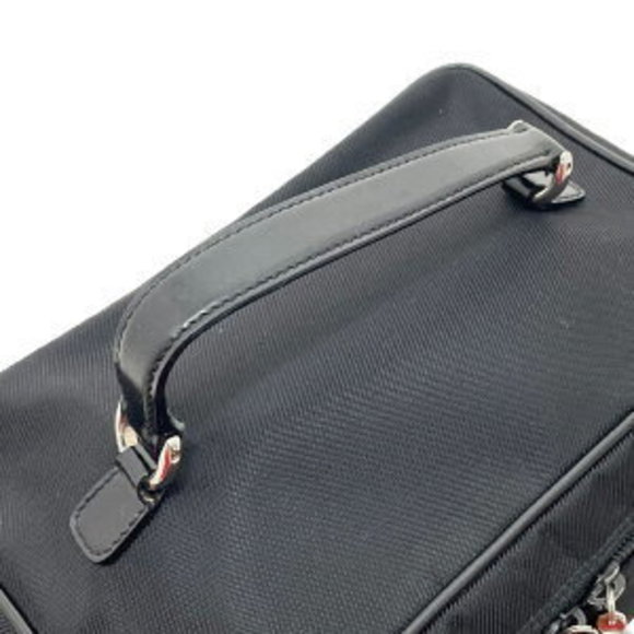 Gucci Handbag Bamboo Vanity Nylon Black Mini Pouch Bag Back - Picture 5 of 8